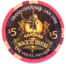 Caesars Magical Empire $5 Chip